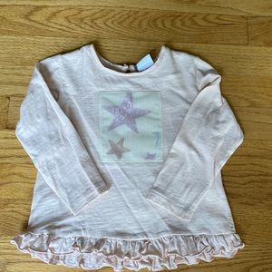 Zara toddler girls long sleeved shirt